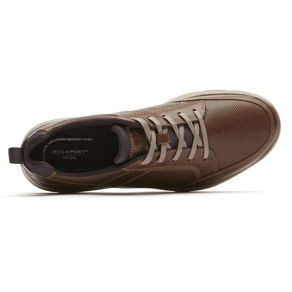 Zapatillas Rockport Hombre Mexico - City Edge Lace-Up Marrom - QCLRH4590